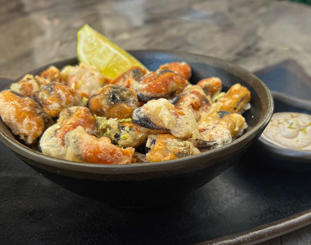 Snacks de mejillones